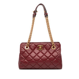 Pre-Loved Chanel Small Quilted Calfskin Perfect Edge Tote